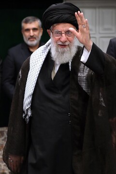 Imam Khamenei attended the first Muharram mourning ceremony of 2019
