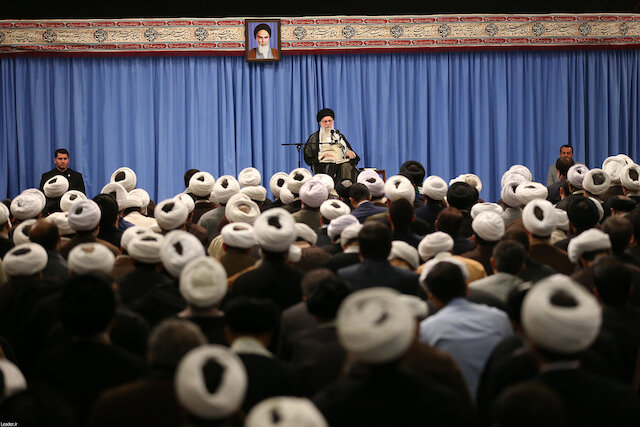 Ayatollah Khamenei's Dars-e Kharij session