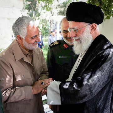 Hajj Qasem Soleimani and Imam Khamenei