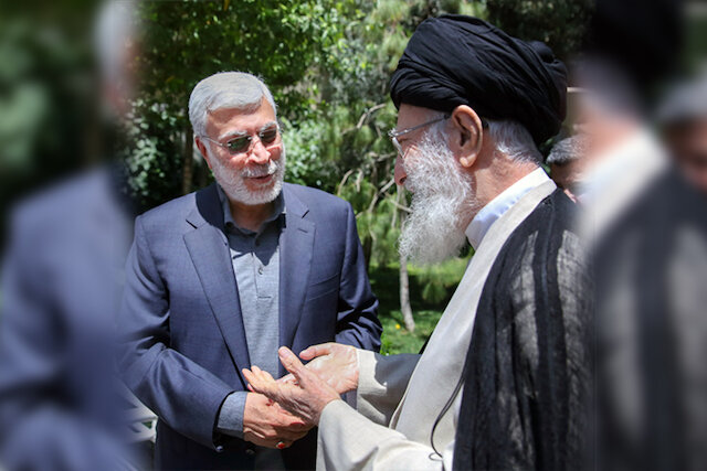 Imam Khamenei and Abu Mahdi 