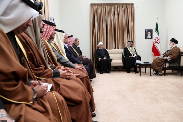 Imam Khamenei met Qatari Emir 