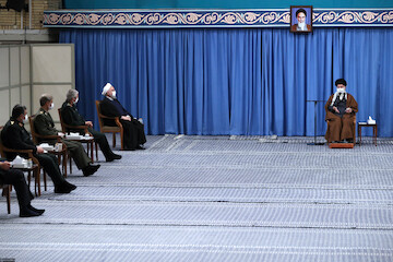 Imam Khamenei meeting with the National Committee on Combating Corona