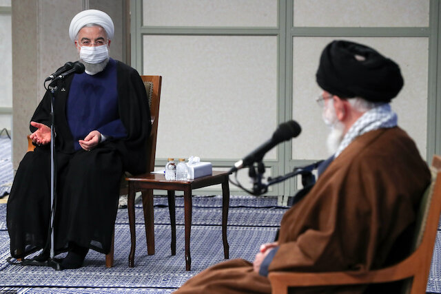 Imam Khamenei meeting with the National Committee on Combating Corona