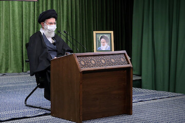 Imam Khamenei's live speech on Lady Zeinab's birth Anniv. 