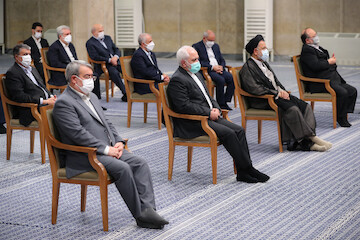 President Rouhani and his cabinet meeting