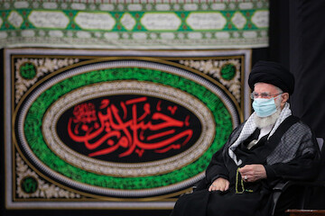 Ayatollah Khamenei attended first night of mourning ceremonies
